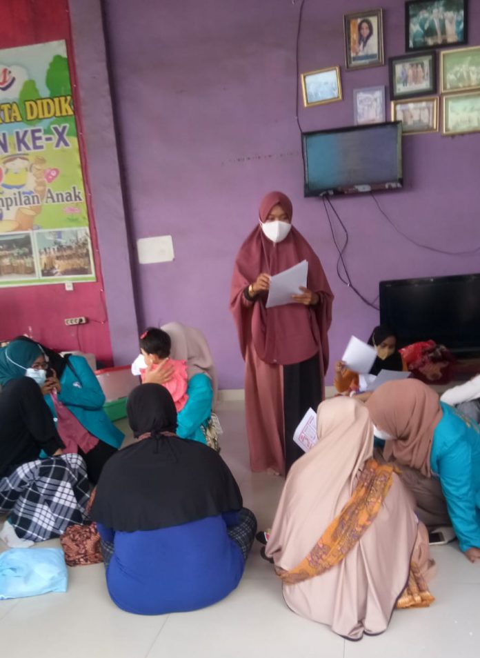TERPAPAR : Satu sekolah Taman Kanak Kanak yang ada di Medan Tuntungan dihentikan aktivitas PTM.(Foto: Nusantaranews)